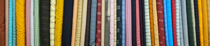 Lineup of various fabrics