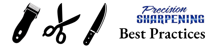 Precision Sharpening blade care banner