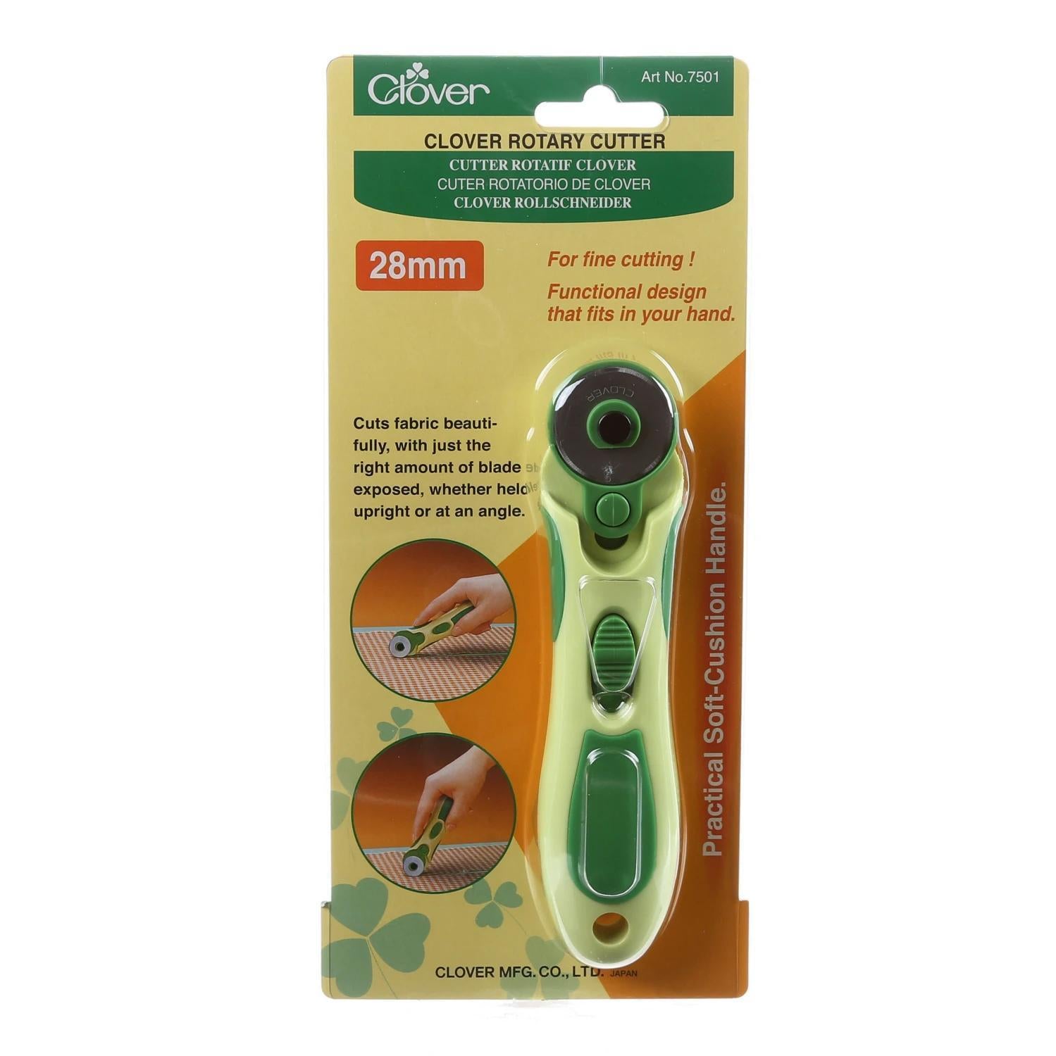 Clover 28mm Soft Grip Rotary Cutter
