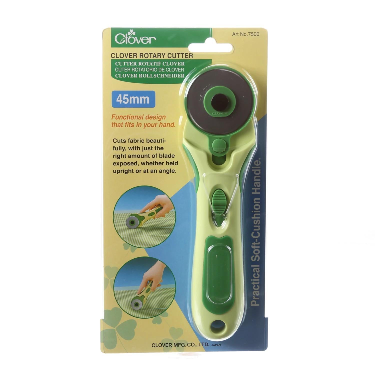 Clover 45mm Soft Grip Rotary Cutter
